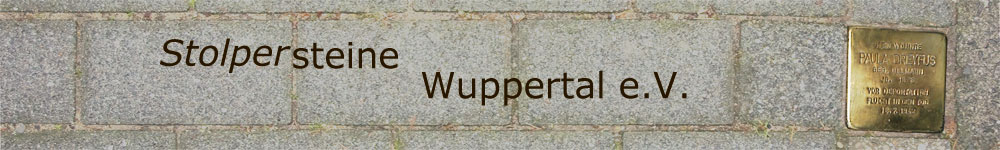 Stolpersteine Wuppertal